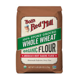 Bob's Red Mill front package view showing whole wheat flour and brand trust