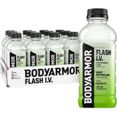 BODYARMOR bottle front packaging showing cucumber lime flavor and benefits