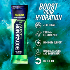 BODYARMOR Flash IV single stick close-up highlighting easy single-serve portability