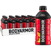BODYARMOR fruit punch front packaging showing bold label and hydration benefit