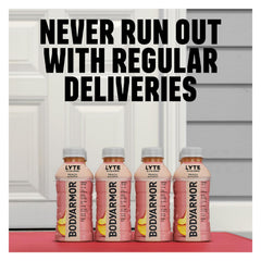 BODYARMOR Lyte poured into a glass showing clear color and refreshing benefit