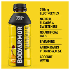 BODYARMOR bottle close-up highlighting texture and easy-grip for quick sipping