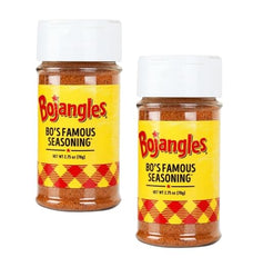 bojangles front packaging showing two bottles and branding, convenient pantry flavor