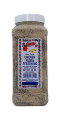 Bolner's Fiesta 30oz front packaging showing label and large shaker for consistent seasoning