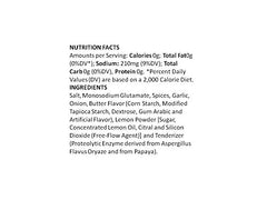 Bolner's Fiesta seasoning sprinkled on grilled chicken strips enhancing fajita flavor