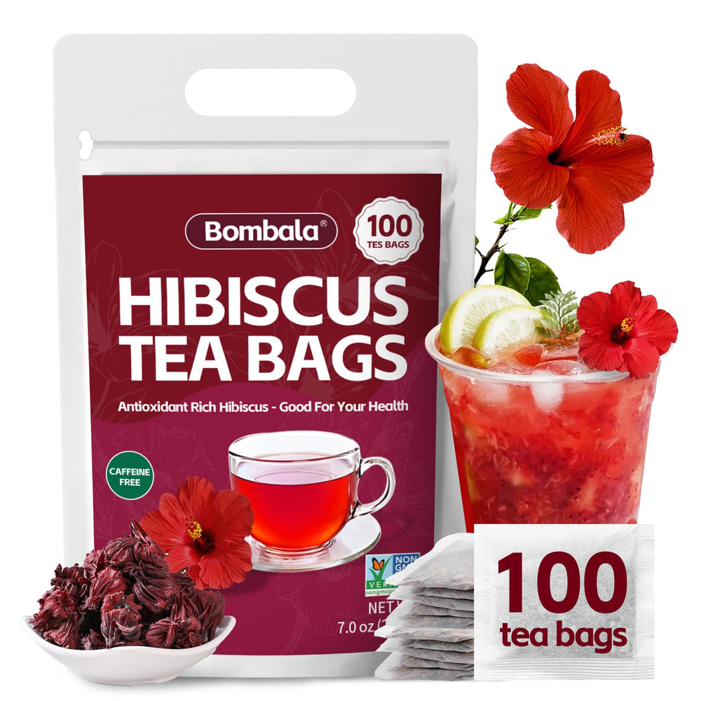 Bombala front packaging showing 100 tea bags and product name for clarity