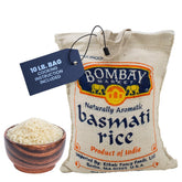 Bombay Market front packaging of 10-pound basmati rice showing brand and product