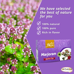 bonballoon loose marjoram leaves detail showing natural texture and purity