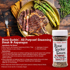 Bone Suckin' seasoning applied to roasted chicken highlighting improved crust and flavor