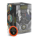 Bones Coffee front packaging showing Dark Side theme and chocolate truffle flavor benefits