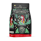 Bones Coffee front packaging showing Frog's Breath branding and resealable bag benefit freshness