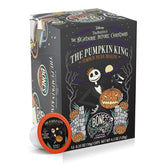 Bones Coffee Company front box showing Pumpkin King themed packaging and seasonal appeal