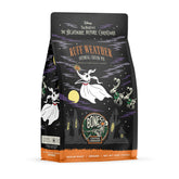 Bones Coffee Company front packaging showing branded 12 oz bag and label benefit freshness