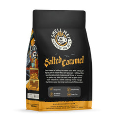 Bones Coffee Company resealable 12 oz bag closed preserving freshness and aroma