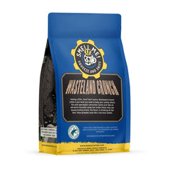 Bones Coffee Company open resealable bag preserving aroma and freshness after first use