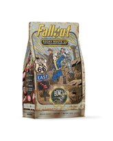 Bones Coffee Company front packaging showing Rocky Route 66 bag and bold design, clear product ID