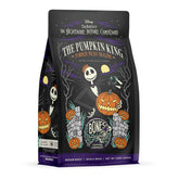 Bones Coffee Company front packaging showing Pumpkin King bag benefit freshness
