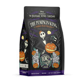 Bones Coffee Company front packaging showing themed Pumpkin King design and seasonal appeal
