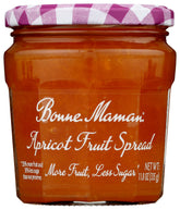 Bonne Maman apricot front jar showing label and one-hand convenience
