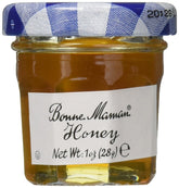 Bonne Maman mini honey front jar showing label and seal, elegant presentation benefit
