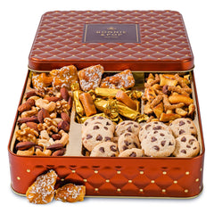 BONNIE AND POP tin front view showing elegant gift presentation and instant appeal