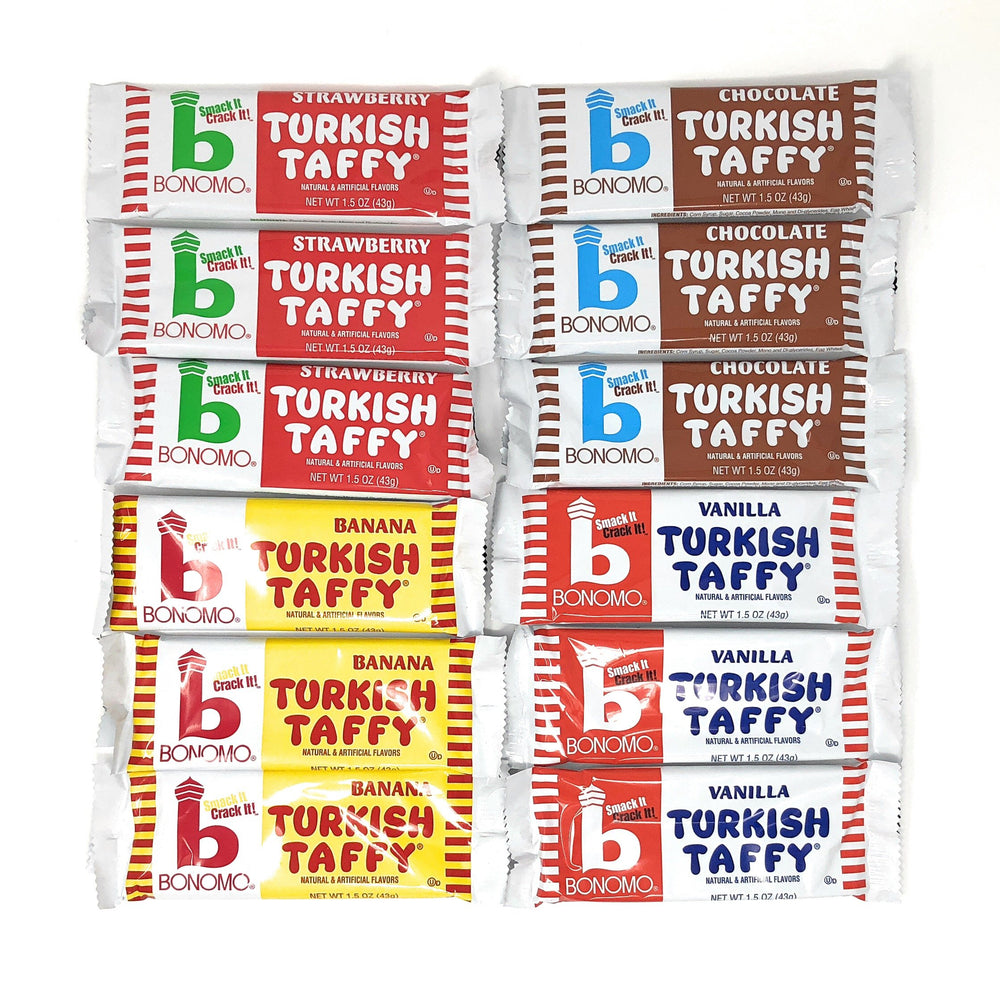 Bonomo front packaging showing variety bundle and branding, clear product view and convenience