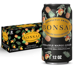 Bonsai front pack 8-pack showing cans and branding for quick identification