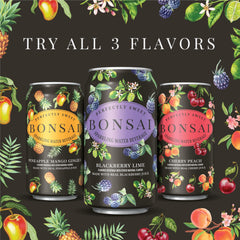 Bonsai eight-pack beside a soda can for size and quantity clarity