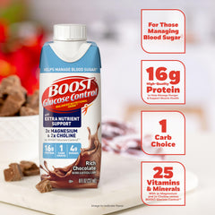 BOOST close-up of chocolate shake texture showing creamy consistency