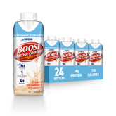BOOST front packaging showing creamy strawberry cartons and benefits