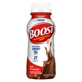 BOOST front packaging showing rich chocolate flavor and benefits