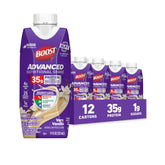 BOOST Very Vanilla front carton showing protein amount and GLP-1 friendly benefit