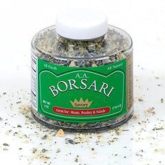 Borsari Original close-up of salt granules with herbs highlighting balanced seasoning