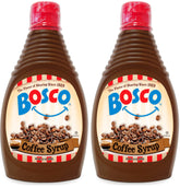 Bosco bottle front view showing label and size, convenient storage benefit