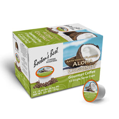 Bostons Best front packaging shows tropical branding and convenient single-serve benefit