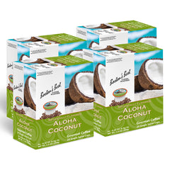 Boston’s Best front packaging showing coconut coffee and pack count benefit