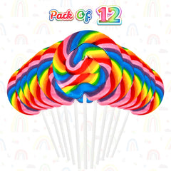 Bottles N Bags lollipop held in hand to show 3-inch size and gift-ready scale