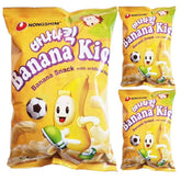 BOX OF LIFE front packaging showing three 1.58 oz banana puff bags and bright branding, appealing convenience