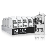 Boxed Water Is Better front packaging showing 11.2 oz mini cartons for convenience