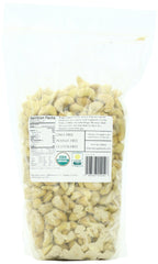 Braga Organic Farms close-up of roasted cashew texture and salt crystals, shows crunch