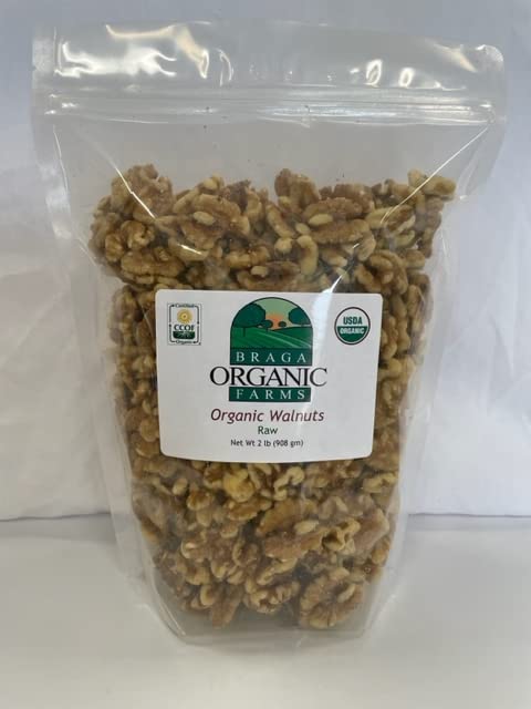 Braga Organic Farms front packaging showing 2 lb bag and resealable closure for freshness