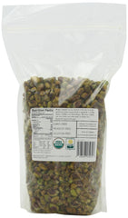 Braga Organic Farms close-up of shelled pistachio kernels texture and color, emphasizes natural quality