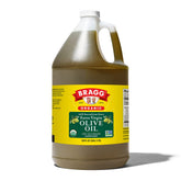 Bragg front packaging 128 fl oz shows organic label and size benefits