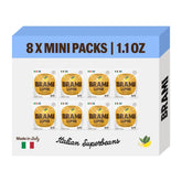BRAMI front packaging Mediterranean Medley showing convenient single-serve benefit