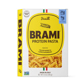 BRAMI front packaging showing fusilli and nutritional benefits