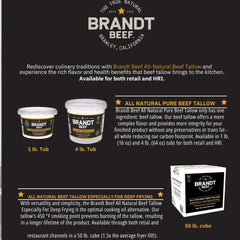 Brandt Beef close-up texture of solid tallow, smooth spreadability benefit