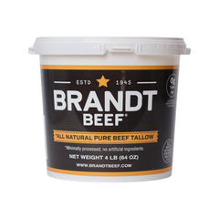 Brandt Beef tub front view showing packaging and value-size convenience
