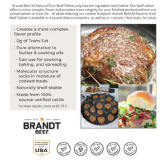 Brandt Beef tallow used for deep frying producing crispy results
