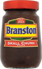 Branston jar front packaging showing label and pack of two for easy recognition and storage