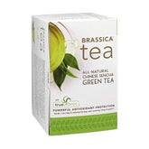 Brassica Tea front packaging showing box and key benefits